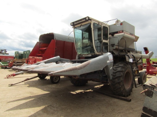 895. 320-722. GLEANER M2 HYDRO DIESEL COMBINE WITH 436 4RW CORN HEAD, 5 BEL