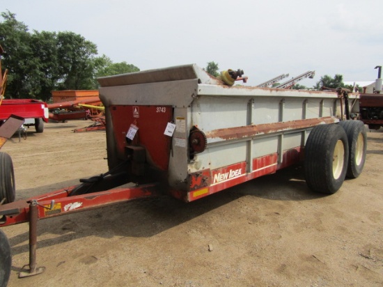980 418-1169 NI 3743 TANDEM AXLE SPREADER, END GATE, TAX / SIGN ST3