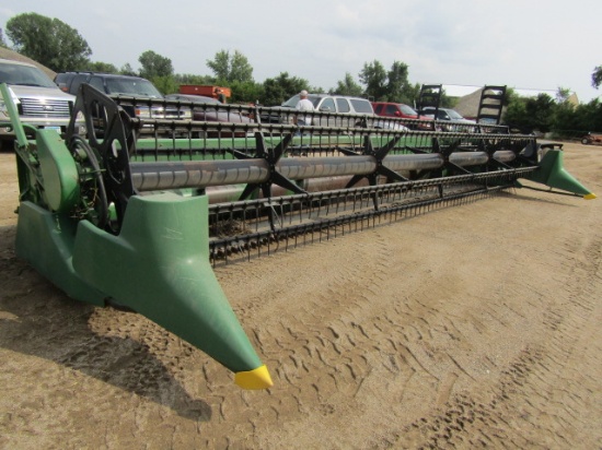 988 441-1187 JOHN DEERE 925 FLEX HEAD, 25’ FORE/AFT, POLY END SNOUTS, SN# 925F671794, TAX / SIGN ST3