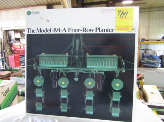 909. 1/16 ERTL JD 494-A 4 ROW PLANTER, PRECISION # 6, NIB