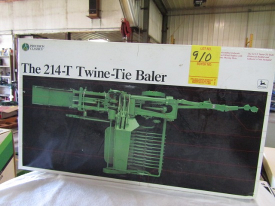 910. 1/16 ERTL JD 214T BALER, PRECISION # 11, NIB