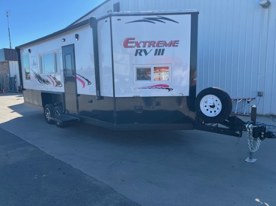 1961 2025 8’x21’V American Surplus Extreme RV III Custom Ice Castle Fish House