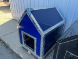 1953 30”x 43” Dog House, Rubber Floor, Blue in Color