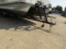 338. 2019 WOOLVERINE TANDEM AXLE BUNK STYLE PONTOON TRAILER, YOUR BID PLUS:
