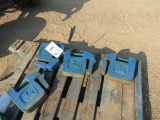 307. (4) JOHN DEERE 40# FRONT SUITCASE WEIGHTS FOR LAWN TRACTOR, ONE MONEY