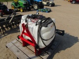 312. FIMCO 40 GALLON 3 POINT SPRAYER, 12 VOLT PUMP, HAND WAND, 7 FT. FOLDIN
