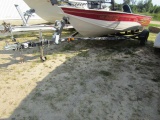 318. 2006 SHORLANDR SINGLE AXLE ROLLER BOAT TRAILER, YOUR BID PLUS: TAX, LI