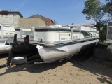 331. 1999 SUN CRUISER MODEL TR221 22’ PONTOON, MERCURY 50 H.P. FOUR STROKE