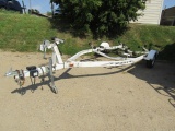 339. 2002 SPARTAN TANDEM AXLE ROLLER STYLE BOAT TRAILER, YOUR BID PLUS: TAX
