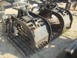 350. HD SKELETON STYLE 78” SKID LOADER MOUNTED ROCK BUCKET WITH DOUBLE CYLI