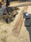 361.PAIR OF 8’ PALLET FORK EXTENSIONS, TAX