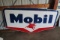 949. MOBIL PEGASUS DOUBLE SIDED PORCELAIN SIGN, 80” WIDE X 40.5” HIGH,  NUM