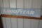 952. GOOD YEAR DOUBLE SIDED SIGN, ONE SIDE POOR COND. 12” X 65”
