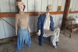 974. (2) MANEQUINS (LADY AND MAN) USED IN THE SERVICE STATION DISPLAY, YOUR