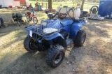 979.1993 POLARIS 350X 4 X4 FOUR WHEELER, ELECTRIC START, 15 GALLON SPRAYER