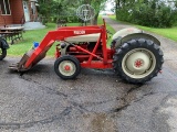 987. 1953 FORD MODEL 8N TRACTOR, 3 POINT, FRONT BUMPER HITCH, 11.2 X 28 REA