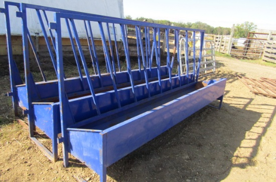 1296. 10 FT. FENCE LINE FEED BUNK