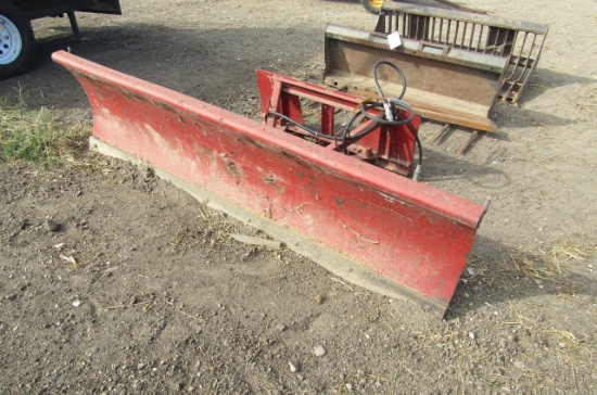 1314. 90 INCH SKID LOADER MOUNTED HYDRAULIC ANGLE BLADE