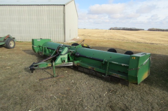 1269. LOFTNESS 15 FT. PULL TYPE STALK CHOPPER, SEVERAL NEW BEARINGS, 4 CARR