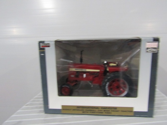483. 1/16 IH 544 Toy Tractor, WF, Firestone Tires Edition, Box Has Wear