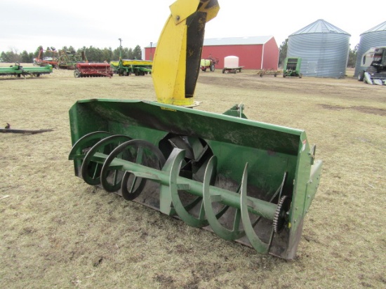 0745. Loftness 8 FT. Single Auger 3 Point Snowblower, Hydraulic Spout