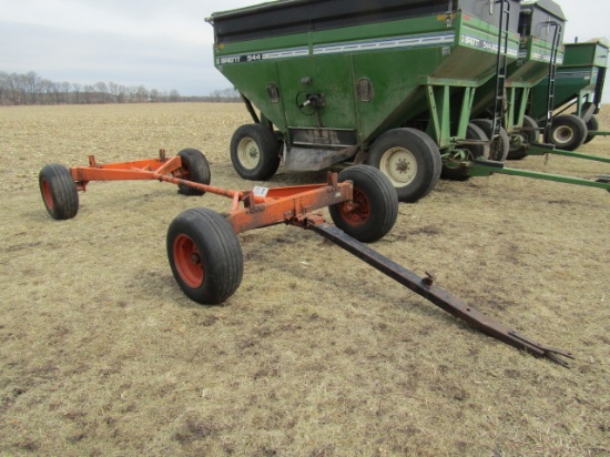 0746. MN Jumbo 10 Four Wheel Wagon, 12.5L-15 Tires, Ext. Pole, Wagon Only