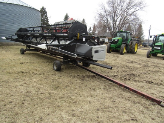 0768. 2003 Agco Model 8000-25, 25FT. Flex Head,  Single Point Hook-Up, Hyd.