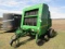 1332. 1998 JOHN DEERE MODEL 566 SILAGE NET WRAP OR TWINE TIE ROUND BALER, C