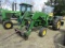 1348. 1970 JOHNDEERE MODEL 4000 DIESEL TRACTOR, OPEN STATION, FENDERS, WHEE