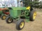 1350. 1967 JOHN DEERE MODEL 3020 GAS TRACTOR, OPEN STATION, JD WIDE FRONT,