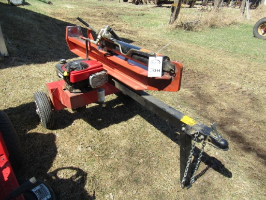 1314. SPEECO 22 TON HORIZONTAL OR VERTICAL 26 INCH HYD. WOOD SPLITTER WITH