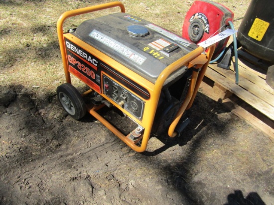 1320. GENERAC GP 3250 WATT GAS POWERED PORTABLE GENERATOR