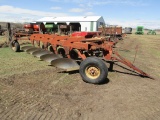 1313. MELROE MODEL 911 5 X 18 INCH PULL TYPE SPRING RESET PLOW, NEWER MOLD