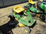 1318. JOHN DEERE MODEL R70 8 H.P. REAR ENGINE RIDING LAWN MOWER, 28 INCH DE