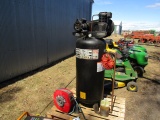 1319. CAMPBELL HAUSFELD 60 GALLON 6 H.P. VERICAL 220V AIR COMPRESSOR, AIR H