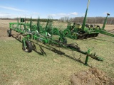 1331. NICE FRONTIER MODEL WR2012E 12 WHEEL V RAKE ON HYDRAULIC CART, ONE OW