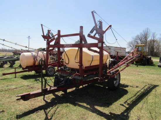 1370. Brittonya 325 Gallon Poly Tank Sprayer, 60 FT. Booms, Foam Markers, G