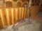 1631.BOW SAWS, T SQUARE, PARLOR STOVE TOP, ICE AUGERS