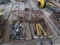 1677. SMALL PICK AXE, BARS, BOW SAW, NIPPERS INC. 2 FLATS