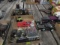 1709. 2 FLATS INC. CAR RADIO, LIQUOR DECANTERS, OLD PHONES