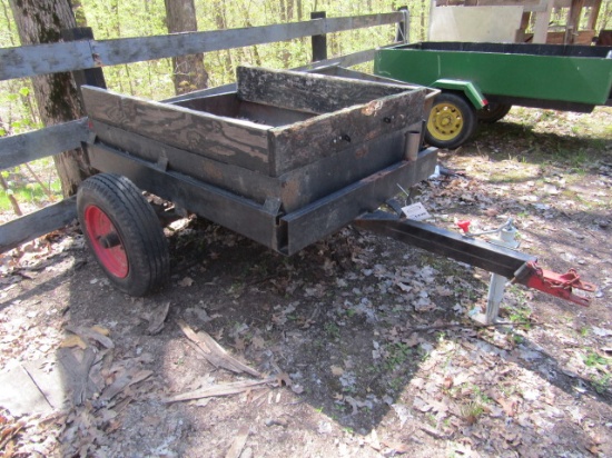 1430. 45” X 58” TWO WHEEL UTILITY TRAILER, NO TITLE