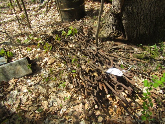 1443. PILE WITH: GROUND ANCHORS, TUBE STEEL, PALLET RACKING STANDARDS, RIM