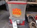 1493. OLD HOT NUTS 5 CENT COIN OPERATED NUT DISPENSER