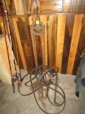 1613. CHAIN HOIST, TORCH GAUGE & HOSES