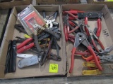 1689. 2 FLATS INC. SNAP RING PLIERS, WIRING PLIERS AND MORE