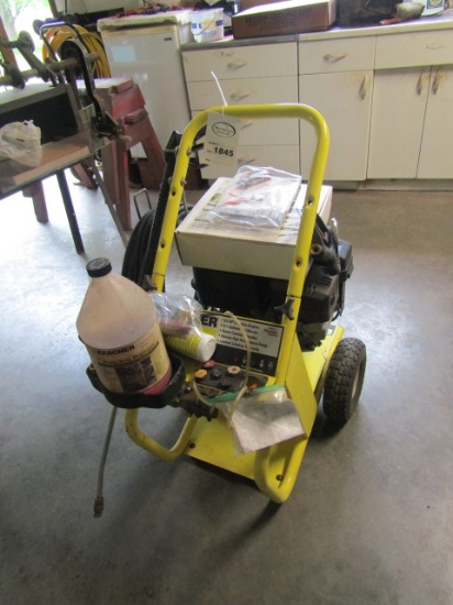 1845.  KARCHER 3100 PSI PRESSUR WASHER WITH SUBARU 9.5 H.P. GAS ENGINE AND