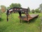1650. 2014 PJ 36 FT. TANDEM AXLE DUAL WHEEL GOOSE NECK FLAT BED TRAILER, EL