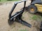 1677. NOTCH SKID LOADER MOUNTED HYDRAULIC TREE OR POST PULLER, LIKE NEW