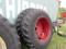 1694. SET OF 18.4 X 38 INCH HUB DUALS WITH HUBS