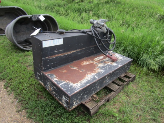 1605. 105 GALLON FIELD SERVICE FUEL TANK WITH GPI 12 VOLT PUMP